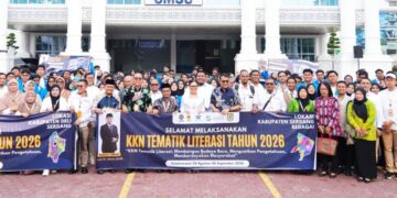 Rektor UMSU Lepas 460 Mahasiswa Ikuti KKN Tematik Literasi 2026