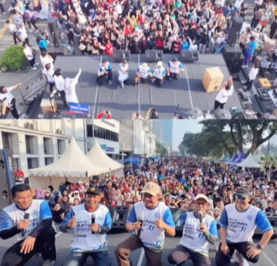 UMSU Meriahkan Car Free Day Medan, Hadirkan Senam Bersama hingga Cek Kesehatan Gratis