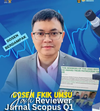 Raih Best Article Award dari Oxford University Press, Dosen FKIK UMSU Dr. Tegar Jadi Reviewer Jurnal Scopus Q1