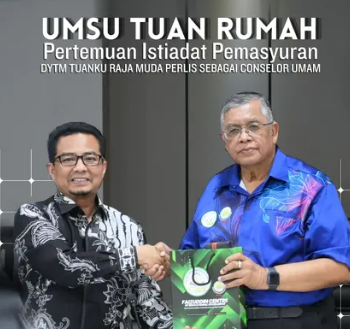 UMSU Tuan Rumah Istiadat Permasyhuran DYTM Tuanku Raja Muda Perlis sebagai Konselor UMAM