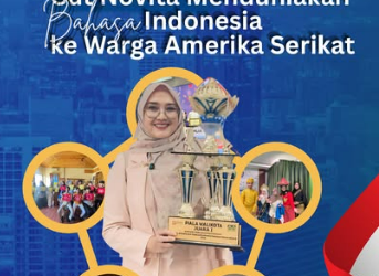 Dosen UMSU Cut Novita Srikandi Dipercaya Mengajar Bahasa Indonesia di Amerika Serikat